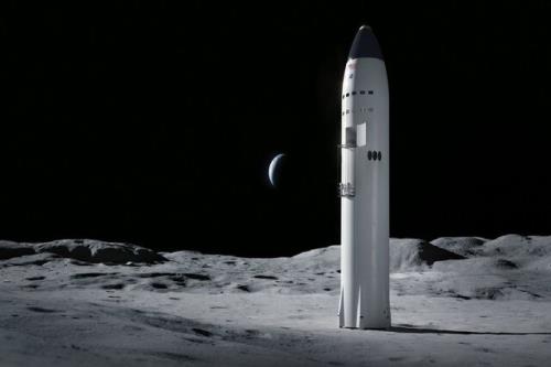 فرود موشک استارشیپ یخ آب ماه را آلوده خواهد کرد